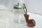 Vaso porta tabacco in vetro